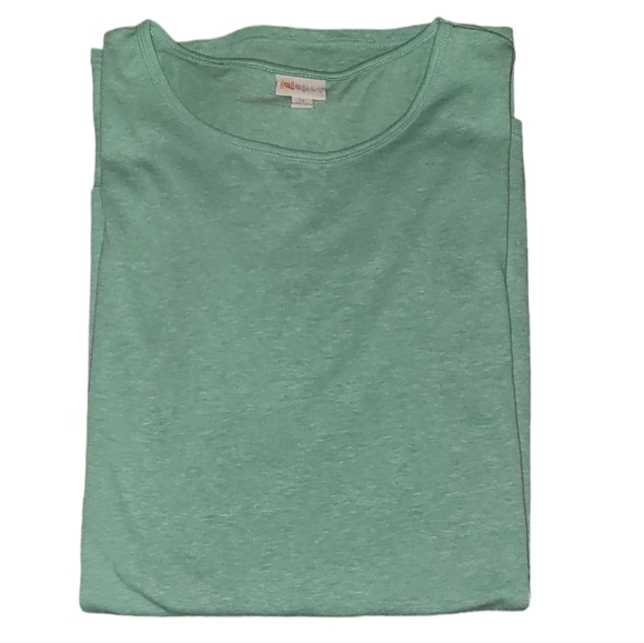 LLR LuLaRoe Gray High Low Irma Top Sz XL - Picture 5 of 5